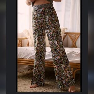 Anthropologie Multicolor Wide Leg Pants